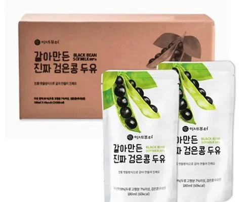 추천아이템 TOP8 맷돌로갈아만든검은콩두유180ml100팩 가격정리